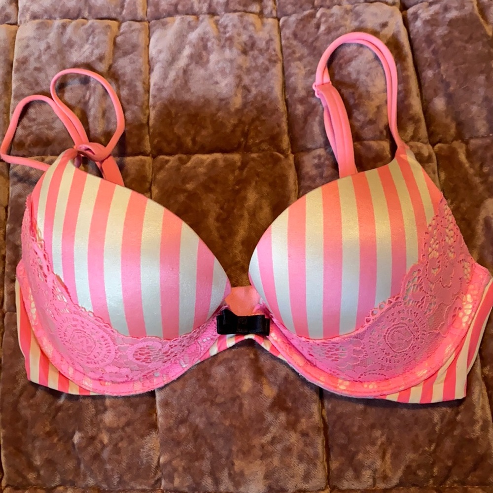 Pink stripped Very Sexy Bra